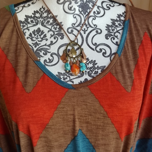 Boho chevron dress - Picture 4 of 8